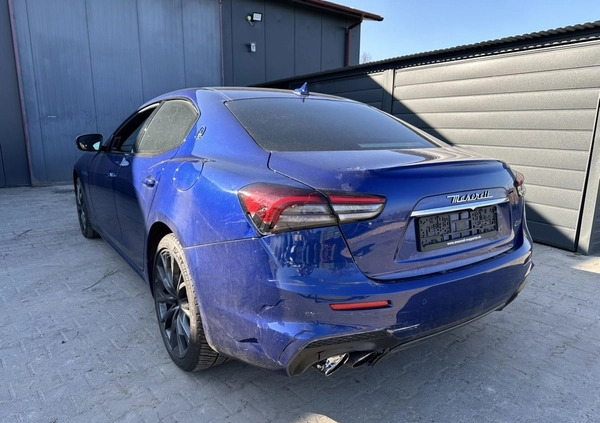 Maserati Ghibli cena 98000 przebieg: 28150, rok produkcji 2021 z Chocz małe 46